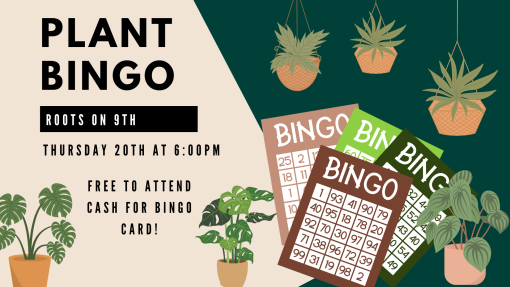 Plant Bingo Thursday, February 20th at 6:00pm